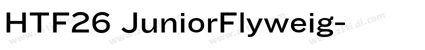 HTF26 JuniorFlyweig字体转换